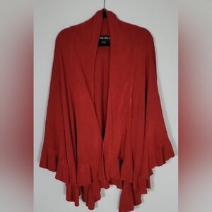 Vintage Pamela McCoy Knit Poncho Sweater Women One Size Cozy Winter Layers